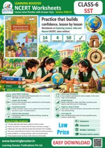 Social Science: Exploring Society – Class 6, Worksheets Cover