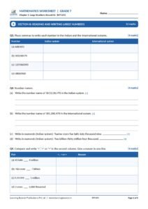 Mathematics: Ganita Prakash – Grade 7, Worksheets-Part 1 Page 3