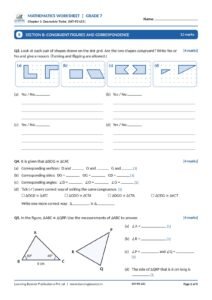 Mathematics: Ganita Prakash – Grade 7, Worksheets-Part 2 Page 3