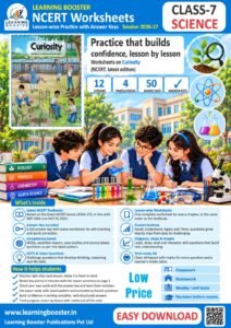 Science: Curiosity – Grade 7, Worksheets Cover