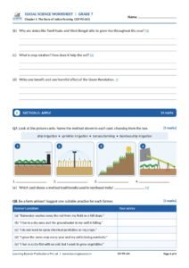 Social Science: Exploring Society – Grade 7, Worksheets Part 2 Page 4