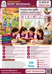 English: Poorvi – Class 8, Worksheets Cover