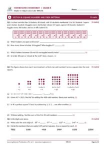 Mathematics: Ganita Prakash Part 1 – Class 8, Worksheets Page 3