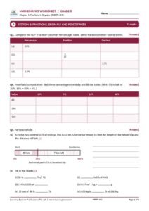 Mathematics: Ganita Prakash Part 2 – Class 8, Worksheets Page 3