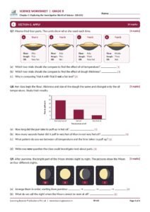 Science: Curiosity – Class 8, Worksheets Page 4