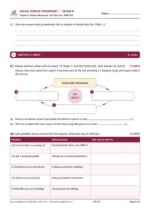 Social Science: Exploring Society Part 1 – Class 8, Worksheets Page 4