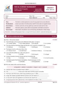Social Science: Exploring Society Part 2 – Class 8, Worksheets Page 2