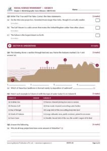 Social Science: Exploring Society Part 2 – Class 8, Worksheets Page 3