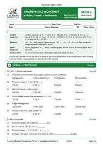 Maths: Ganita Prakash – Class 6, Worksheets Page 2