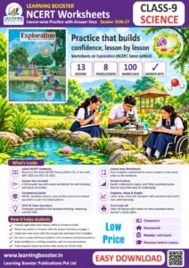 Science: Exploration – Class 9, Worksheets Cover